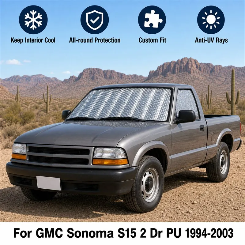 For GMC Sonoma S15 2 Dr PU 1994-2003 Full Set Car Window Sunshades UV Block Privacy Heat Insulated Foldable Car Curtain
For GMC Sonoma S15 2 Dr PU 1994-2003 Full Set Car Window Sunshades UV Block Privacy Heat Insulated Foldable Car Curtain