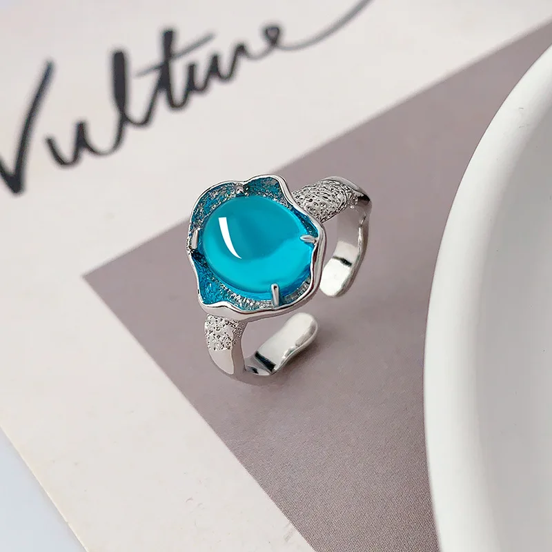 925 Sterling Silver Round Zircon Irregular Adjustable Rings For Women Ladies Aesthetic Luxury Quality Jewelry Jewellery
925 Sterling Silver Round Zircon Irregular Adjustable Rings For Women Ladies Aesthetic Luxury Quality Jewelry Jewellery