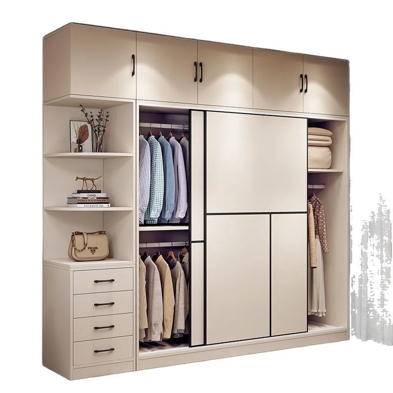 Thickened, solid wood, wardrobe, home, bedroom, simple, modern, storage
Thickened, solid wood, wardrobe, home, bedroom, simple, modern, storage