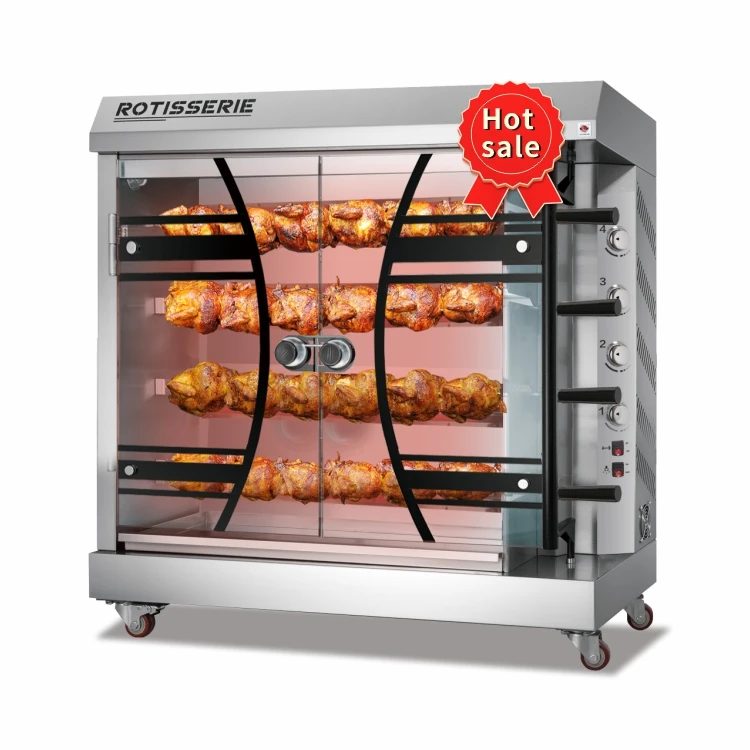 Оптовая продажа: Коммерческая электрическая/газовая печь-гриль для курицы, ротационный гриль для шашлыка, большой объем, для ресторанов и барбекю
Оптовая продажа: Коммерческая электрическая/газовая печь-гриль для курицы, ротационный гриль для шашлыка, большой объем, для ресторанов и барбекю