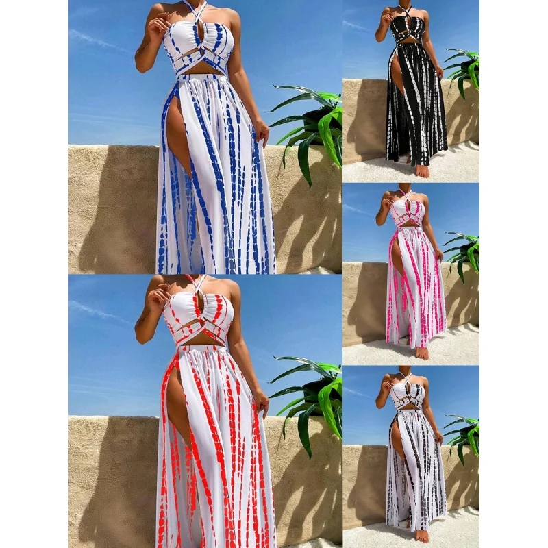 Yonghe New Bikini Swimsuit Cross Strap Sexy Sunscreen Gauze Skirt Beach Vacation Swimsuit
Yonghe New Bikini Swimsuit Cross Strap Sexy Sunscreen Gauze Skirt Beach Vacation Swimsuit