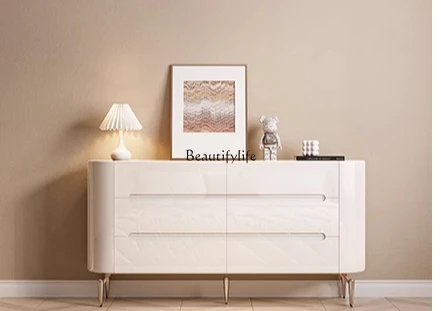 Ultra-thin bucket cabinet, bedroom integrated wall storage, six buckets with lock jewelry, modern French storage cabinet
Ultra-thin bucket cabinet, bedroom integrated wall storage, six buckets with lock jewelry, modern French storage cabinet