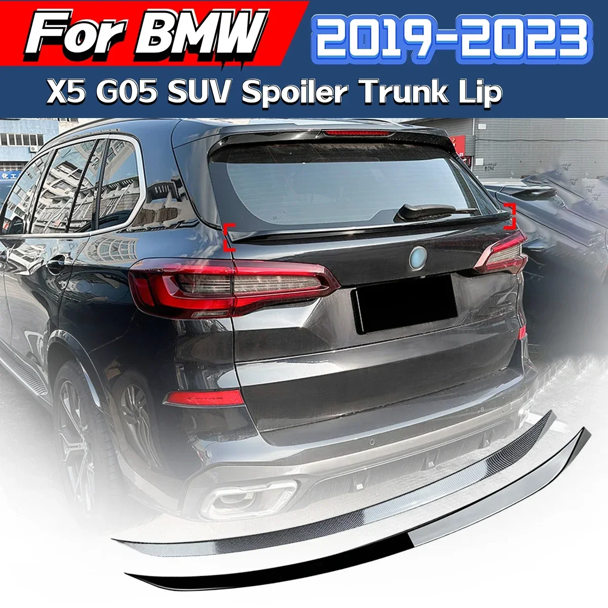 Для BMW X5 G05 SUV 2019 2020 2021 2022 2023, спойлер багажника автомобиля, комплект кузова, задняя разделительная губа, поток, крыло, модификация, аксессуары
Для BMW X5 G05 SUV 2019 2020 2021 2022 2023, спойлер багажника автомобиля, комплект кузова, задняя разделительная губа, поток, крыло, модификация, аксессуары