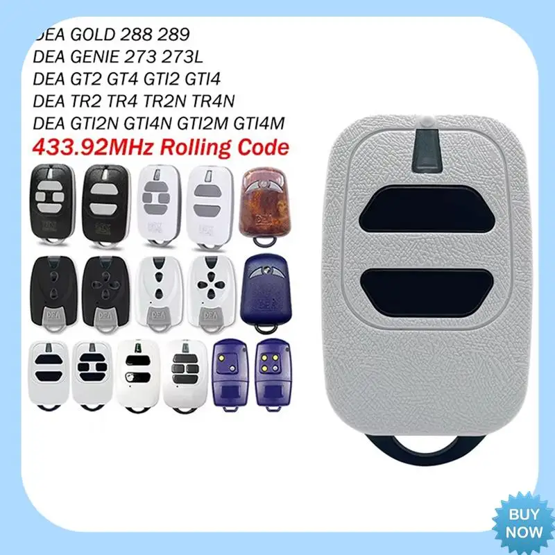 A47Z 2-Key Garage Door Remote Control 433.92Mhz Rolling Code For DEA GT2 GT4 GTI2 GTI4 GTI Series Handheld Transmitter
A47Z 2-Key Garage Door Remote Control 433.92Mhz Rolling Code For DEA GT2 GT4 GTI2 GTI4 GTI Series Handheld Transmitter