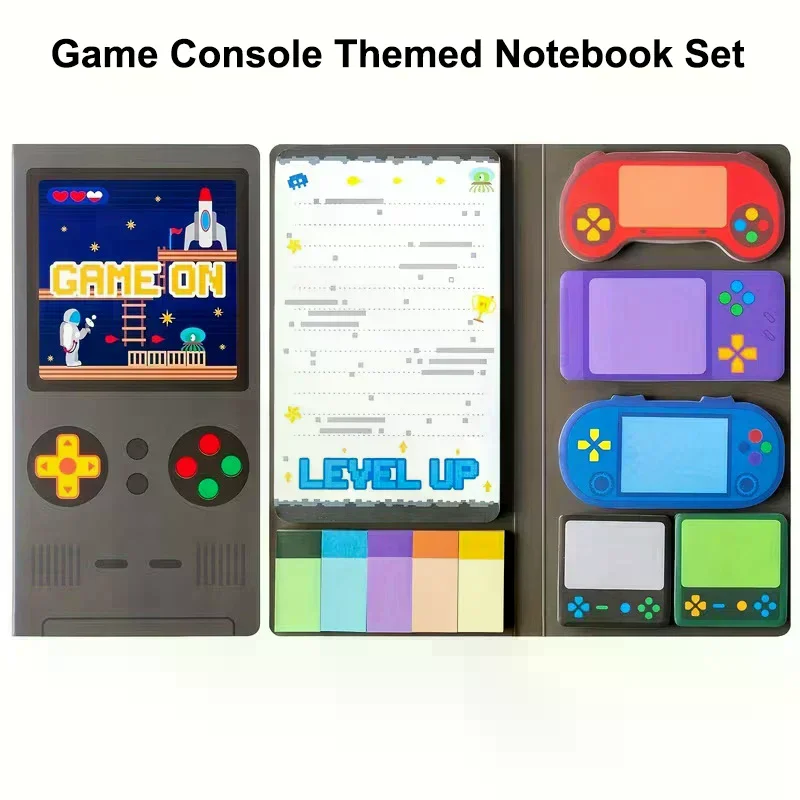Game Console-themed Notepad Set With Rich And Unique Designs, Self-adhesive Sticky Notes, And Reusable Memo Pads.
Game Console-themed Notepad Set With Rich And Unique Designs, Self-adhesive Sticky Notes, And Reusable Memo Pads.