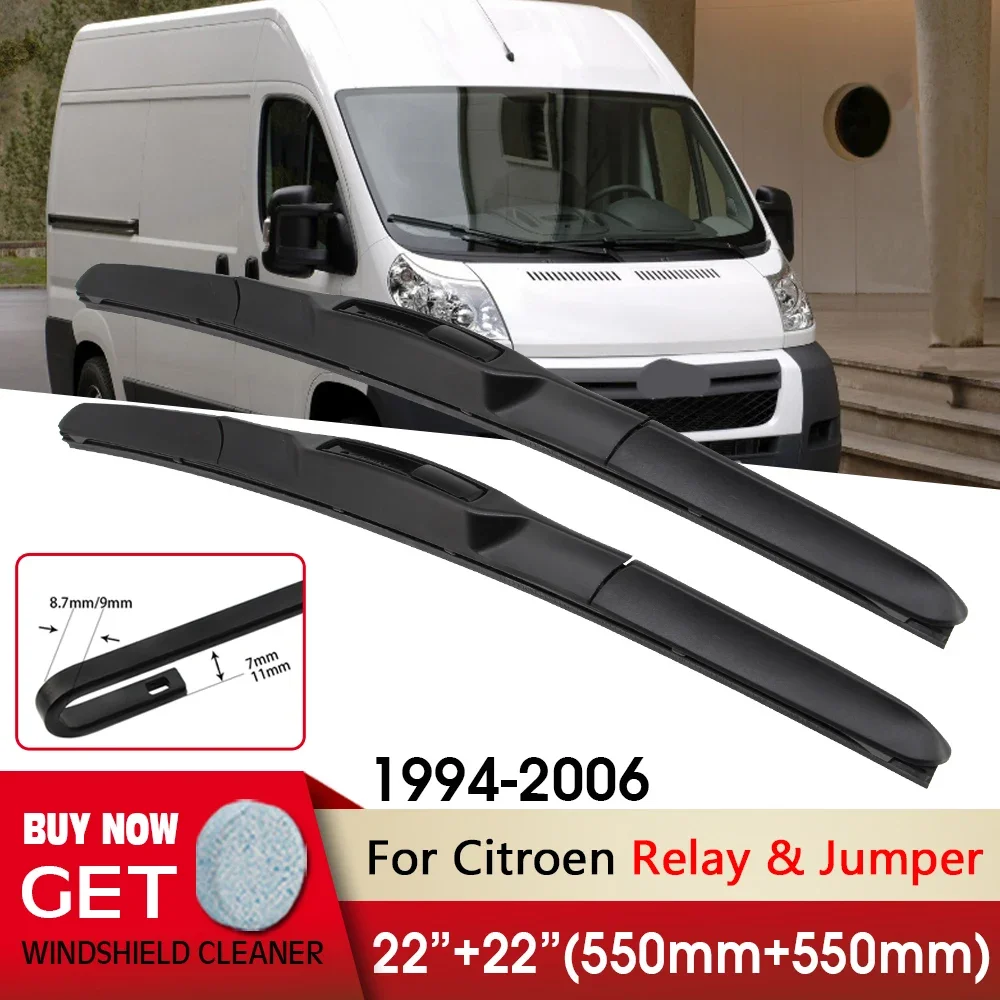 Car Wiper Front Wiper Blade 22"+22" For Citroen Relay&Jumper 1994-2006 Fit U Hook Arm Front Windshield Windscreen Front Window
Car Wiper Front Wiper Blade 22"+22" For Citroen Relay&Jumper 1994-2006 Fit U Hook Arm Front Windshield Windscreen Front Window