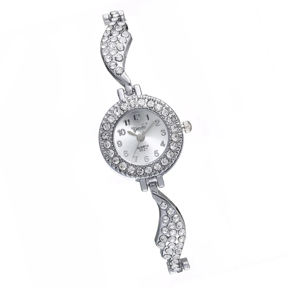 Bracelet Quartz Watch Durable Wrist Automatic Rhinestone for Woman Zinc Alloy Appointment
Bracelet Quartz Watch Durable Wrist Automatic Rhinestone for Woman Zinc Alloy Appointment