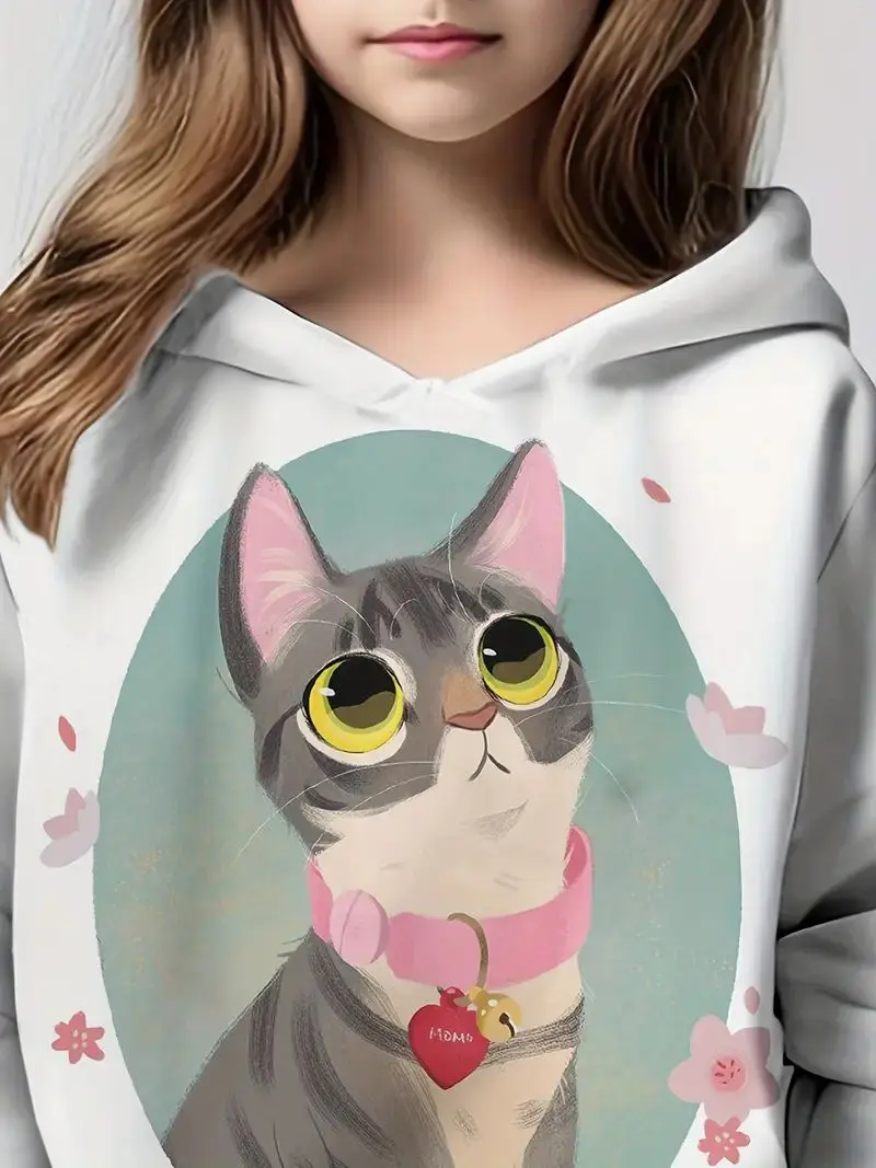 Cute Kitten In the Mirror 3D Digital Printing Women's Fashion Niche Design Daily Trend Wear 2024 Autumn New Hooded Sweatshirt
Cute Kitten In the Mirror 3D Digital Printing Women's Fashion Niche Design Daily Trend Wear 2024 Autumn New Hooded Sweatshirt