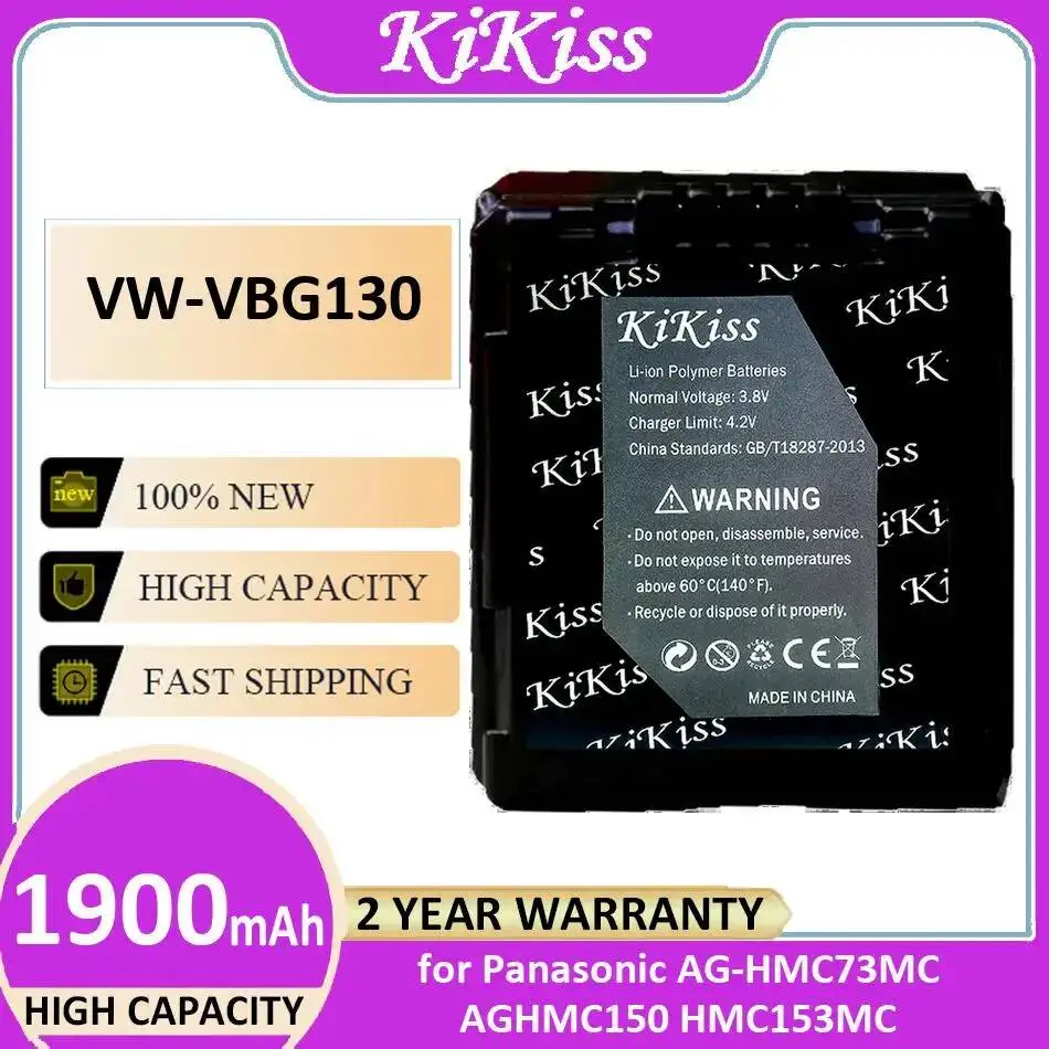 Аккумулятор для камеры Panasonic AG-HMC73MC AGHMC150 HMC153MC VW-VBG130 1900 мАч с отличной работой при низких температурах и высокой емкостью
Аккумулятор для камеры Panasonic AG-HMC73MC AGHMC150 HMC153MC VW-VBG130 1900 мАч с отличной работой при низких температурах и высокой емкостью