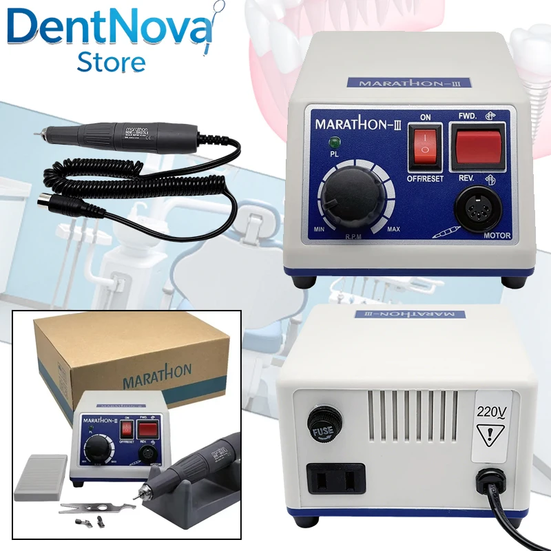 Dental Lab Electric Micromotor Machine SMT Marathon Motor N3 35K RPM H37L1 Handpiece
Dental Lab Electric Micromotor Machine SMT Marathon Motor N3 35K RPM H37L1 Handpiece