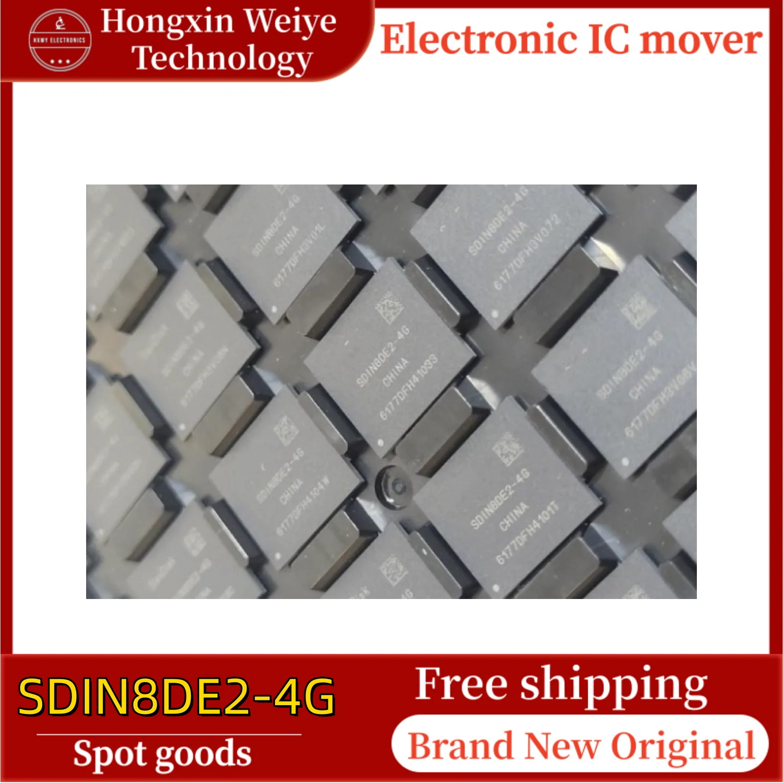 5/10/30 pcs SDIN8DE2-4G FBGA EMMC memory IC brand new in stock free shipping
5/10/30 pcs SDIN8DE2-4G FBGA EMMC memory IC brand new in stock free shipping