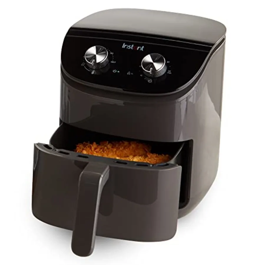 Essentials 4QT Air Fryer with EvenCrisp Technology that Crisps and Reheats, Easily Adjust Time and Temperature For Quick Meals,
Essentials 4QT Air Fryer with EvenCrisp Technology that Crisps and Reheats, Easily Adjust Time and Temperature For Quick Meals,