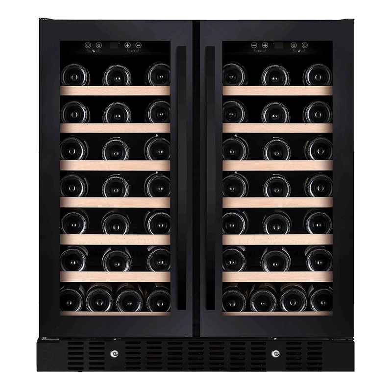 Vinopro Quality assurance 74 bottles 176L dual door wine cooler smart wine cooler electric refrigerator cooler for hotel
Vinopro Quality assurance 74 bottles 176L dual door wine cooler smart wine cooler electric refrigerator cooler for hotel
