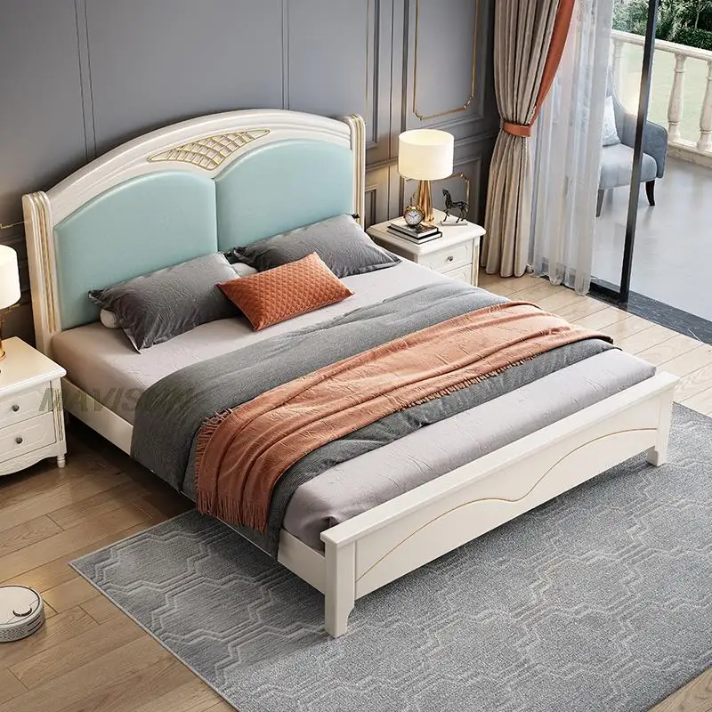Adjustable Nordic Modern King-Size Bed Exquisitely Carved Wooden Luxury Soft Cushion Bedside Small Apartment Furniture Double
Adjustable Nordic Modern King-Size Bed Exquisitely Carved Wooden Luxury Soft Cushion Bedside Small Apartment Furniture Double