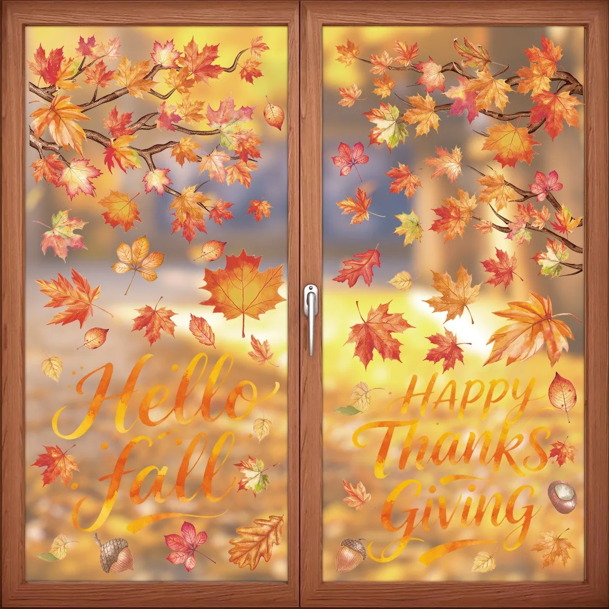 Autumn Fall Thanksgiving Maple Leaf Acorn Static Cling Window Decals Reusable No Glue Stickers Seasonal Holiday Home
Autumn Fall Thanksgiving Maple Leaf Acorn Static Cling Window Decals Reusable No Glue Stickers Seasonal Holiday Home