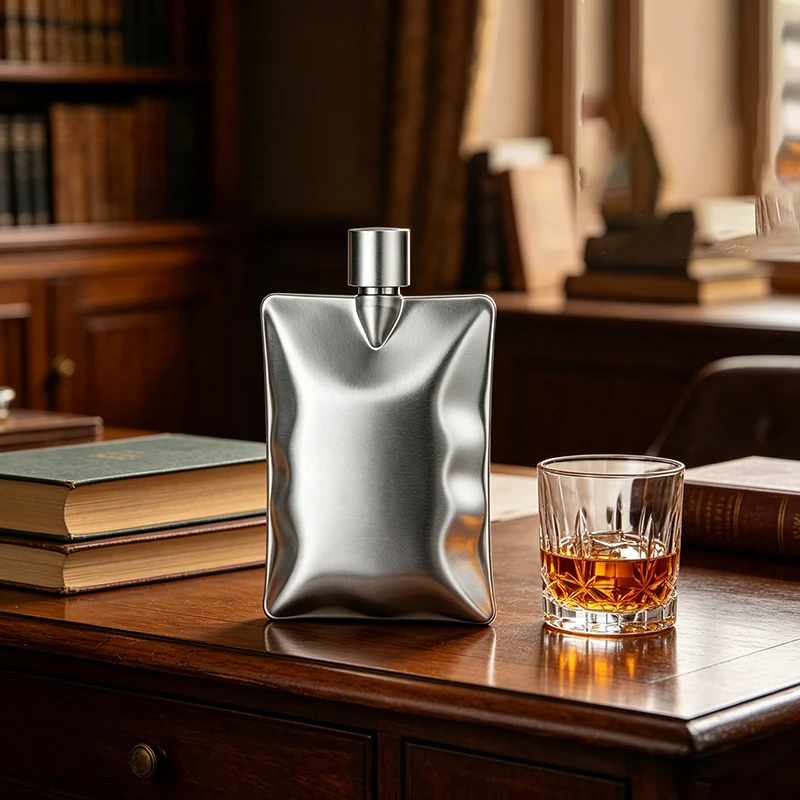 Creative Wave Square Wine Pot 6-ounce Wave 304 Stainless Steel Vodka Brandy Kettle Outdoor Portable and Minimalist Wine Jug
Creative Wave Square Wine Pot 6-ounce Wave 304 Stainless Steel Vodka Brandy Kettle Outdoor Portable and Minimalist Wine Jug