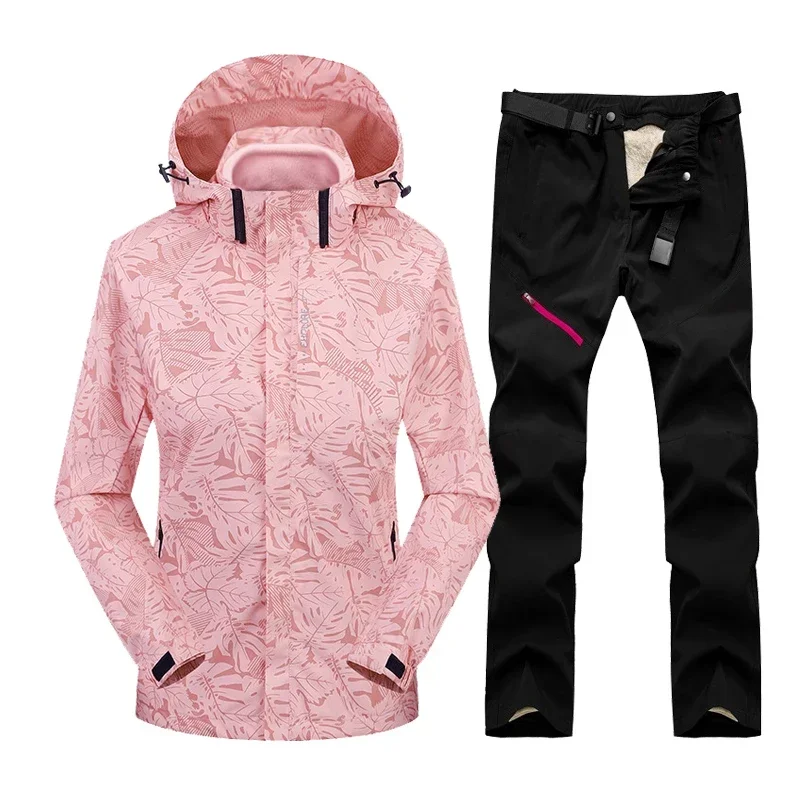 Women Ski Suit Winter Warm Ski Hoodie Set Windproof Waterproof 3 in 1 Jackets and Pants Skiing Snowboard Suit Snow Costumes
Women Ski Suit Winter Warm Ski Hoodie Set Windproof Waterproof 3 in 1 Jackets and Pants Skiing Snowboard Suit Snow Costumes