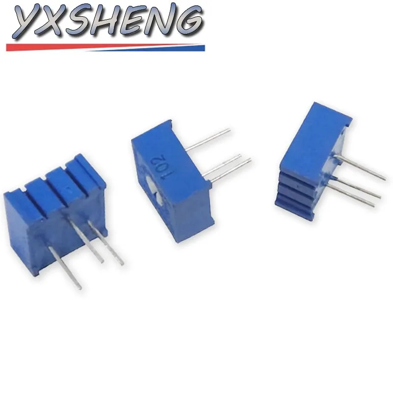 10PCS 3386P 100R 200R 500R 1K 2K 5K 10K 20K 50K 100K 200K 500K 1M Ohm 3386 100 200 500 Trimpot Trimmer Potentiometer
10PCS 3386P 100R 200R 500R 1K 2K 5K 10K 20K 50K 100K 200K 500K 1M Ohm 3386 100 200 500 Trimpot Trimmer Potentiometer