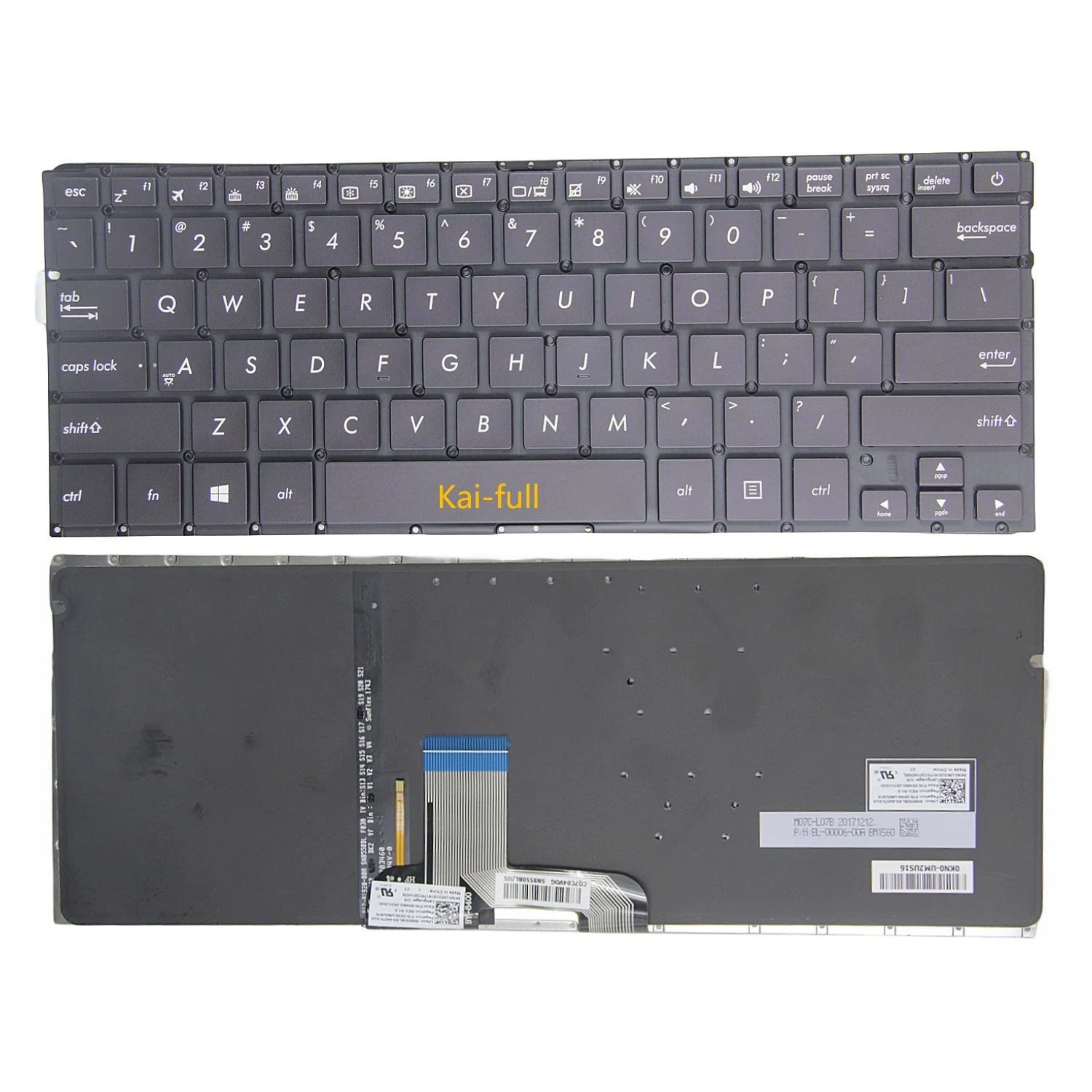 Клавиатура для ноутбука Asus ZenBook UX310 UX310UA UX310UQ U4000 U4000U U4000UQ Series с черной подсветкой
Клавиатура для ноутбука Asus ZenBook UX310 UX310UA UX310UQ U4000 U4000U U4000UQ Series с черной подсветкой