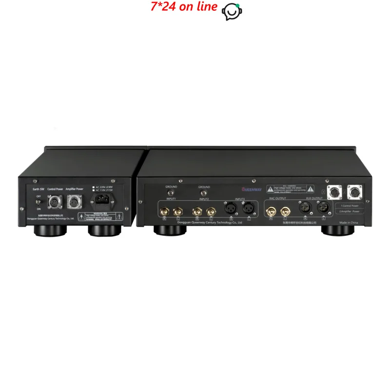 Queenway PH101/PS101 Split Power Supply Tube Phono Amplifier
Queenway PH101/PS101 Split Power Supply Tube Phono Amplifier
