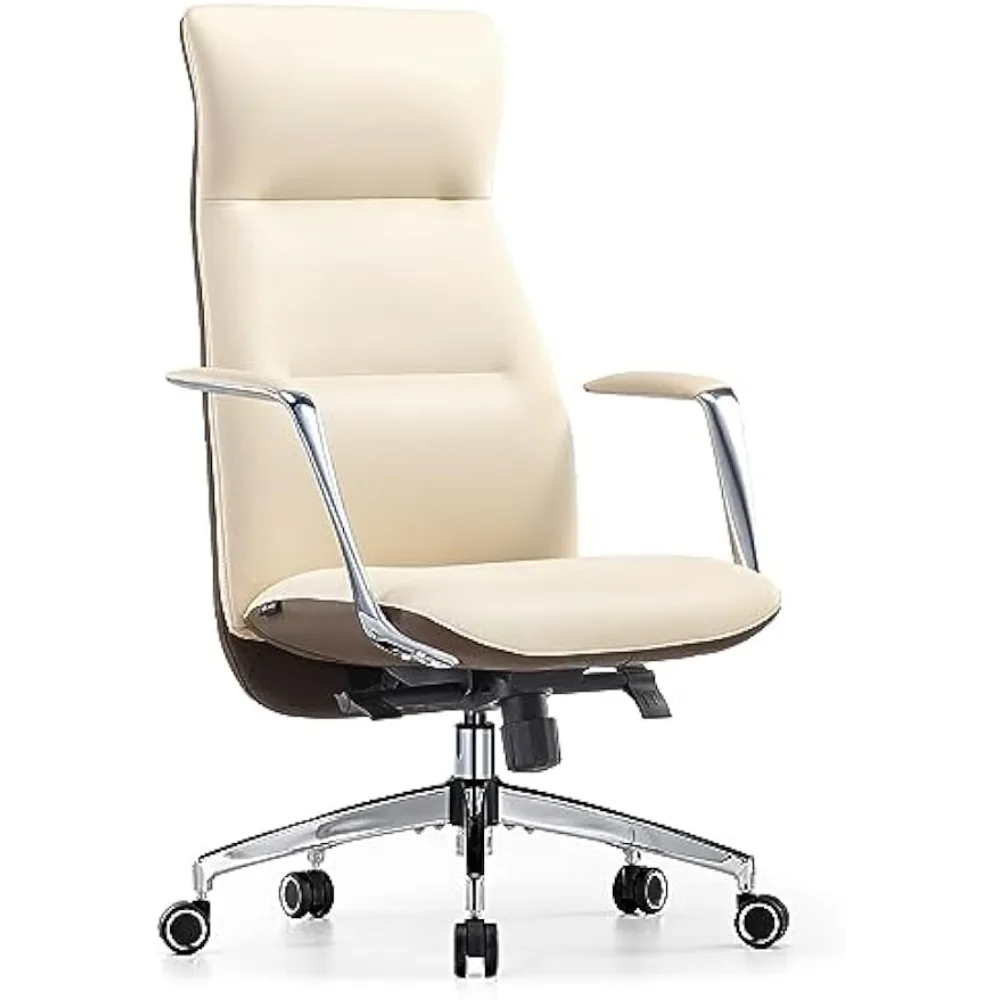 Executive Office Chair, Leather Office Chair White High Back with Lumbar Support, Comfy Ergonomic Executive Chair 360°Swivel wi
Executive Office Chair, Leather Office Chair White High Back with Lumbar Support, Comfy Ergonomic Executive Chair 360°Swivel wi