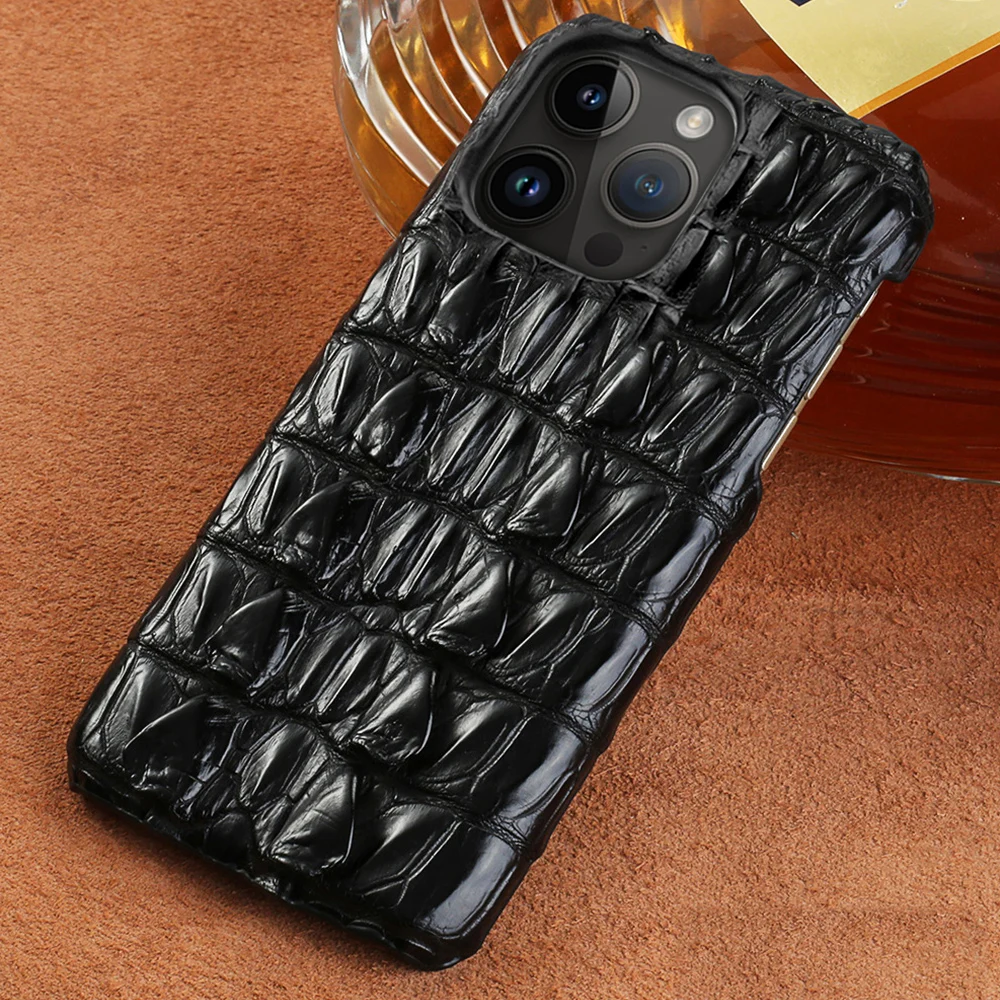 100% Genuine Crocodile Leather Phone Case For iPhone 17 16 15 11 12 13 14 Pro Max 17Pro 16 Plus Air Luxury Shockproof Back Cover
100% Genuine Crocodile Leather Phone Case For iPhone 17 16 15 11 12 13 14 Pro Max 17Pro 16 Plus Air Luxury Shockproof Back Cover