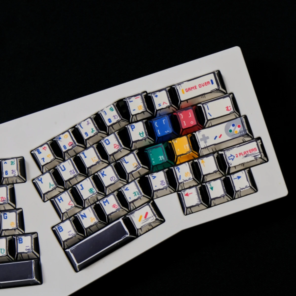 150 клавиш Comic SFC Key Cap Cherry Profile PBT Dye Sub 7u MAC ISO для 61/87/104 Cherry MX Switch игровой механической клавиатуры Keycap
150 клавиш Comic SFC Key Cap Cherry Profile PBT Dye Sub 7u MAC ISO для 61/87/104 Cherry MX Switch игровой механической клавиатуры Keycap