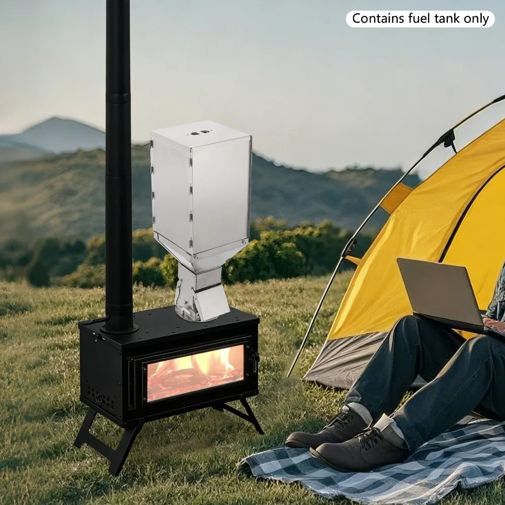 Pellet Bin, Silver Small Size, Charcoal Grill Fuel Hopper, Outdoor Camping BBQ Accessory, Durable Metal, Compatible with Pellet Smokers and Grills
Pellet Bin, Silver Small Size, Charcoal Grill Fuel Hopper, Outdoor Camping BBQ Accessory, Durable Metal, Compatible with Pellet Smokers and Grills