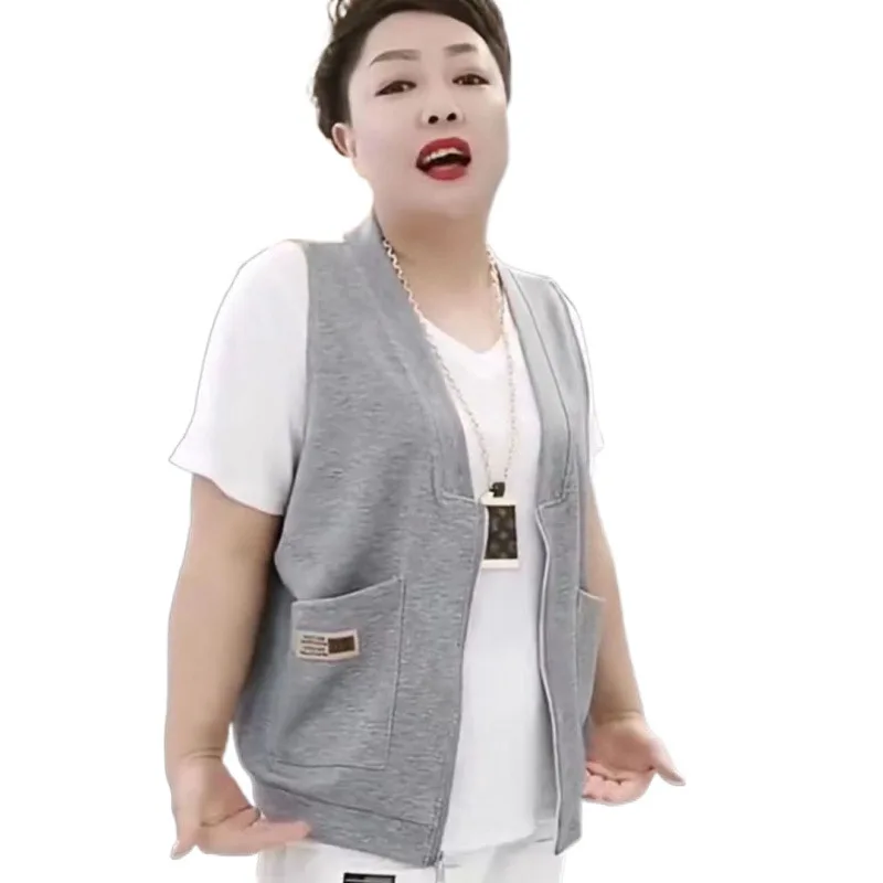 2025 New Vest Fashionable Sports and Casual Versatile Zipper Loose Jacket Loose Solid Color Fashionable Cardigan
2025 New Vest Fashionable Sports and Casual Versatile Zipper Loose Jacket Loose Solid Color Fashionable Cardigan