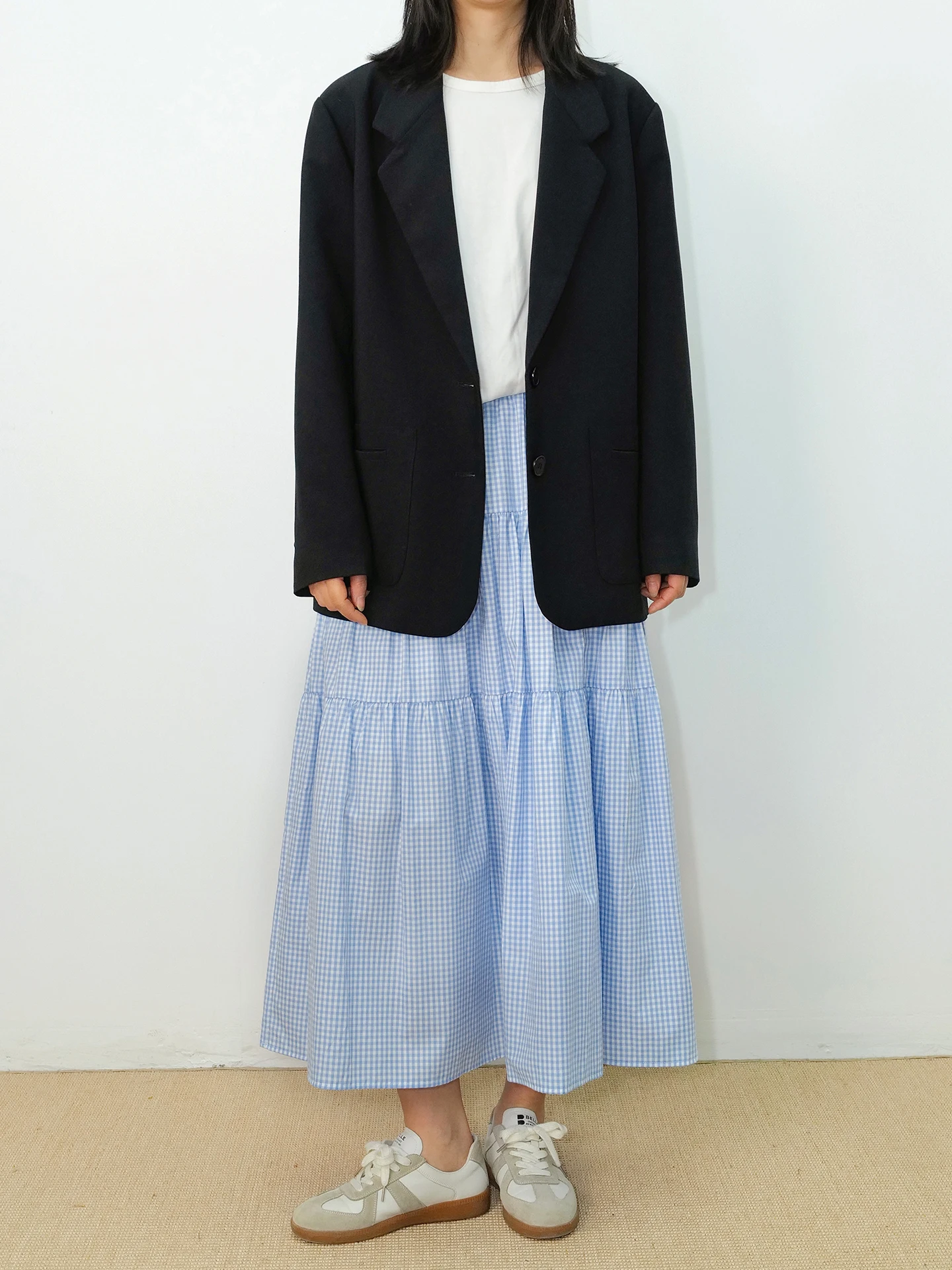 Casual Loose Bla Suit Jaet for Women All-Match Boyfriend Sle Polyester Fiber Anti-Wrinkle Long Sve Plain Color
Casual Loose Bla Suit Jaet for Women All-Match Boyfriend Sle Polyester Fiber Anti-Wrinkle Long Sve Plain Color