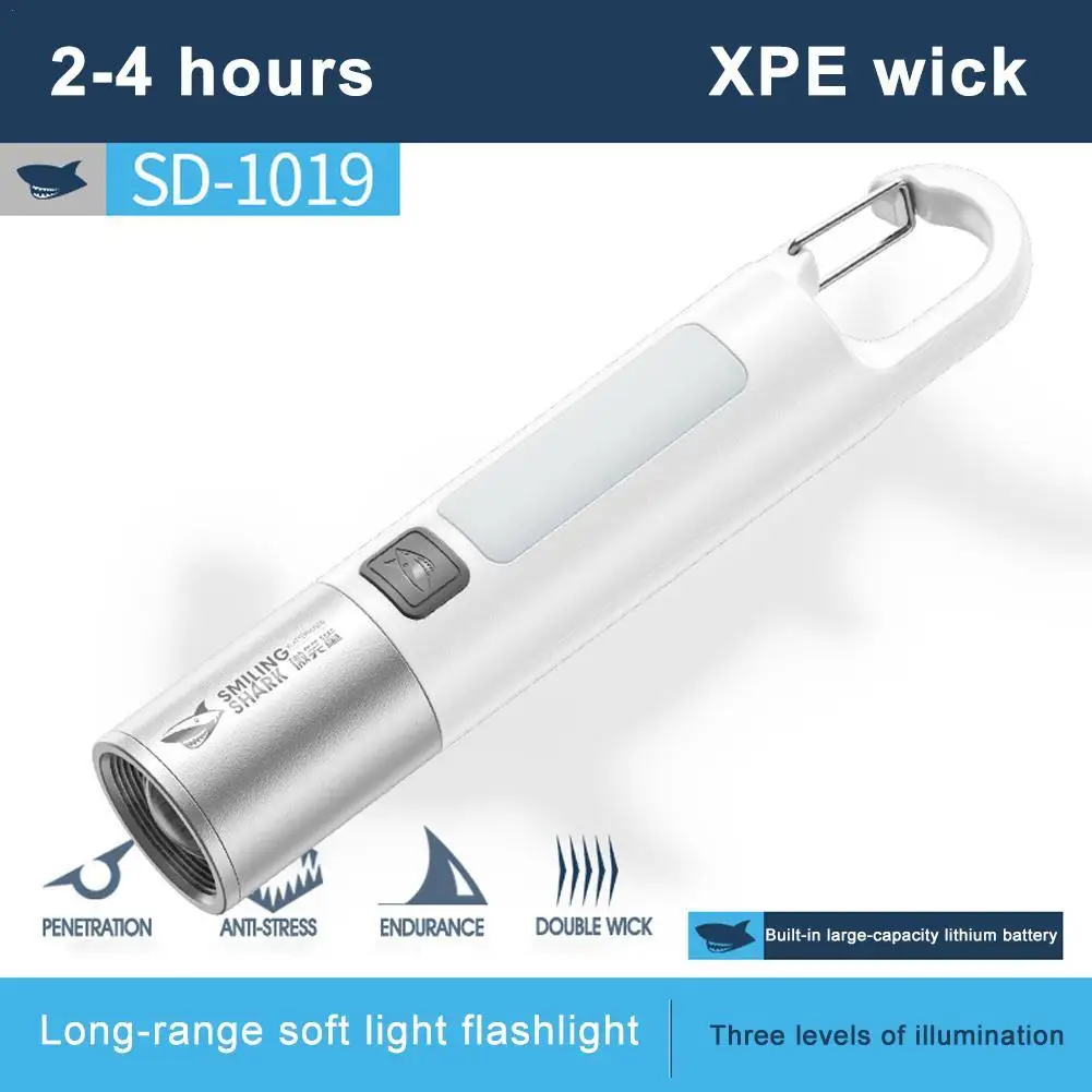 1pcs Outdoor Flashlight Portable Strong Light Variable Focus with Floodlight Side Lights Long Range Rechargeable Flashlight
1pcs Outdoor Flashlight Portable Strong Light Variable Focus with Floodlight Side Lights Long Range Rechargeable Flashlight