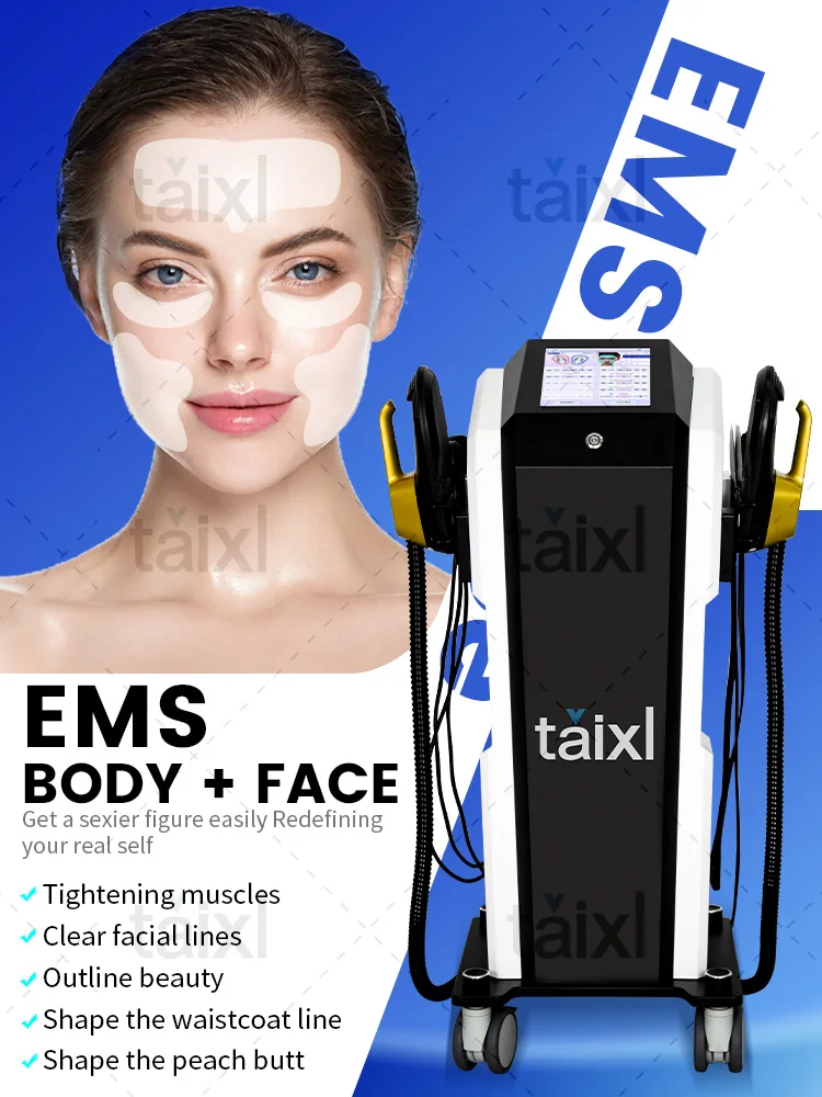 Taixl PRO 2-in-1 RF+Electromagnetic Shaper for Weight Loss, Tightening, Lifting, Shaping, Slimming, Pelvic Floor Care, Multi fun
Taixl PRO 2-in-1 RF+Electromagnetic Shaper for Weight Loss, Tightening, Lifting, Shaping, Slimming, Pelvic Floor Care, Multi fun