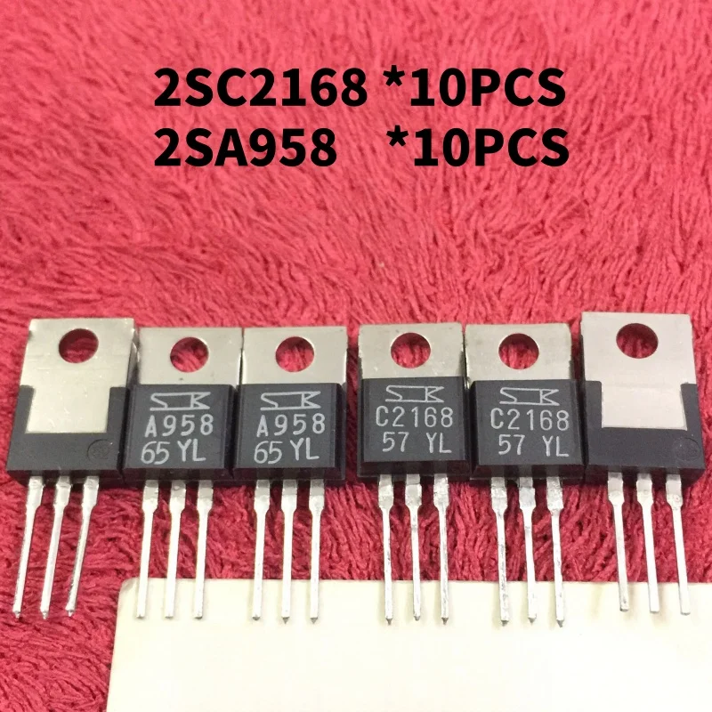 10 pairs/20 pcs 100% new original (10pcs 2SA958+10pcs 2SC2168) 2SA958 2SC2168 A958 C2168 Audio pairing tube
10 pairs/20 pcs 100% new original (10pcs 2SA958+10pcs 2SC2168) 2SA958 2SC2168 A958 C2168 Audio pairing tube