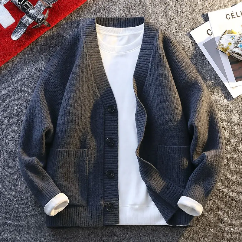 2026 Spring/Summer New Style Fashion-able Versatile Knitted Cardigan Men's Sweater Jacket
2026 Spring/Summer New Style Fashion-able Versatile Knitted Cardigan Men's Sweater Jacket