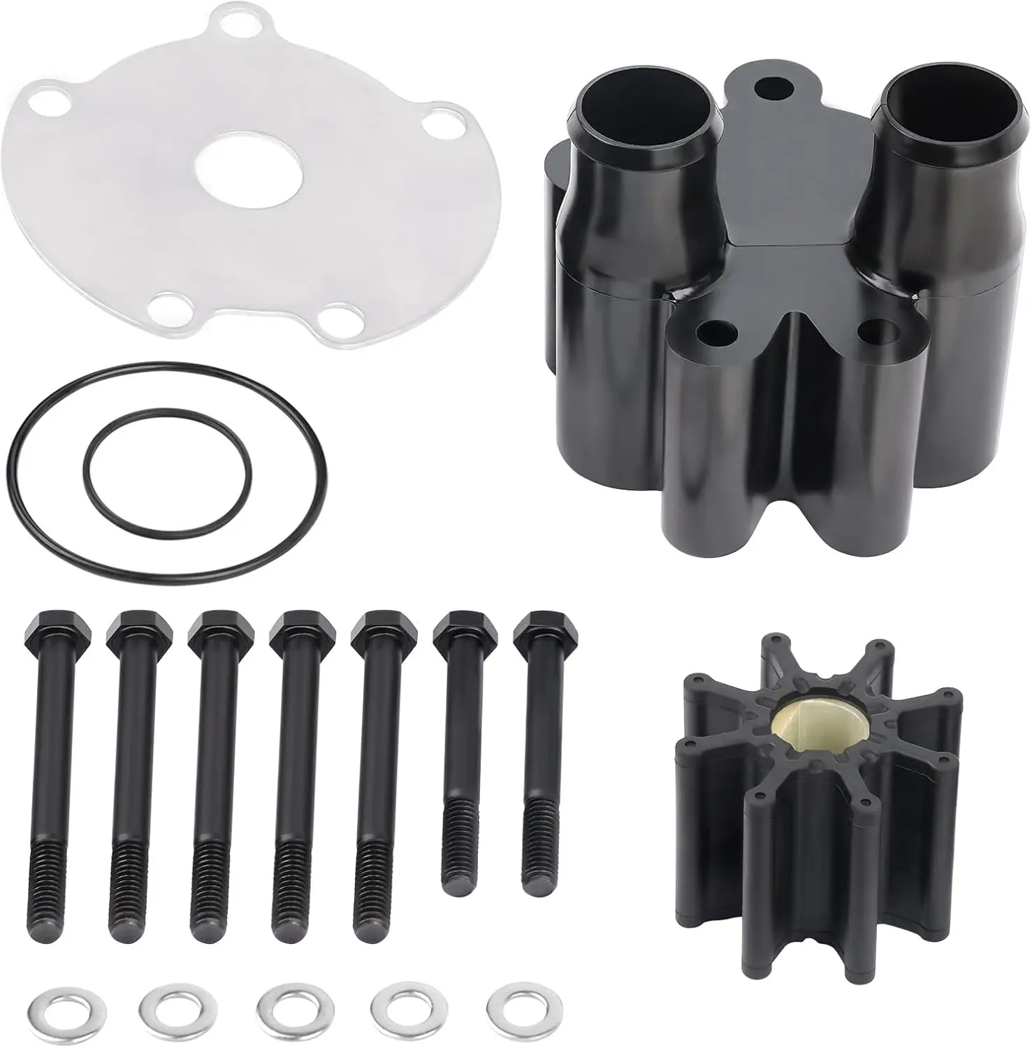 Water Pump Housing And Impeller Repair Kit For Mercruiser Alpha Bravo Engines Quicksilver 807151A14 Mercury 46-807151A14
Water Pump Housing And Impeller Repair Kit For Mercruiser Alpha Bravo Engines Quicksilver 807151A14 Mercury 46-807151A14