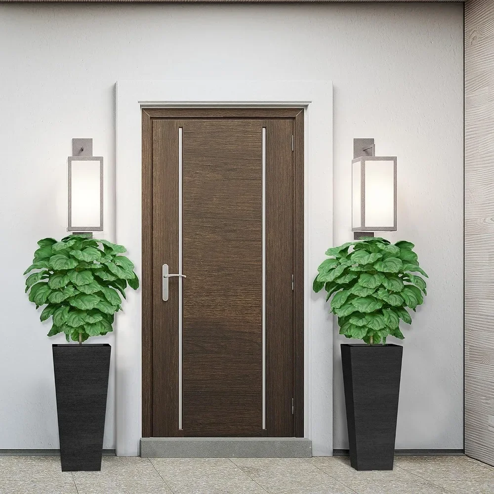 Vase Set of 2 Tall Outdoor Inch Large Outdoor Planters With Small Planting Outdoor Rectangular Flower Pots for Front Door Plants
Vase Set of 2 Tall Outdoor Inch Large Outdoor Planters With Small Planting Outdoor Rectangular Flower Pots for Front Door Plants