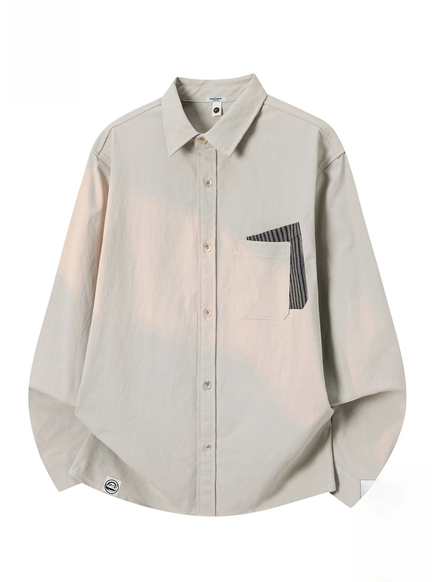 PaulFrank Large-Mouth Monkey Simple Color Blo Workwear irt Men's Spring New Loose Casual Long Sve irt Polyester Fiber
PaulFrank Large-Mouth Monkey Simple Color Blo Workwear irt Men's Spring New Loose Casual Long Sve irt Polyester Fiber