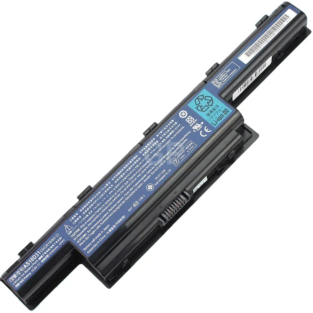 Original 10.8V 48Wh AS10D31 Notebook Battery for Acer Aspire 741G 5741G 4738ZG 4253 5750G 4750 AS10D51 AS10D61 AS10D71
Original 10.8V 48Wh AS10D31 Notebook Battery for Acer Aspire 741G 5741G 4738ZG 4253 5750G 4750 AS10D51 AS10D61 AS10D71