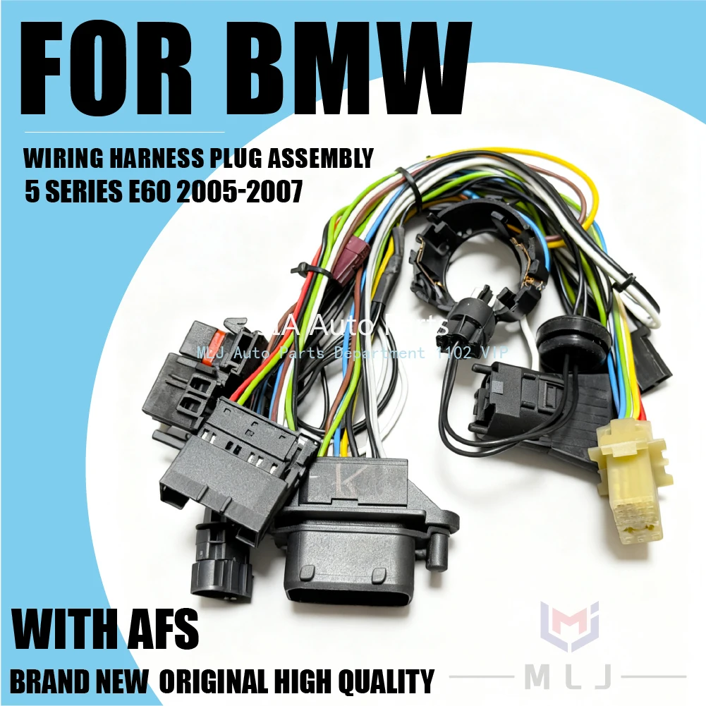 НОВИНКА ДЛЯ BMW 2005-2007 5 серии E60 без AFS и с жгутом проводов фар AFS E60, внутренний разъем жгута проводов фар
НОВИНКА ДЛЯ BMW 2005-2007 5 серии E60 без AFS и с жгутом проводов фар AFS E60, внутренний разъем жгута проводов фар