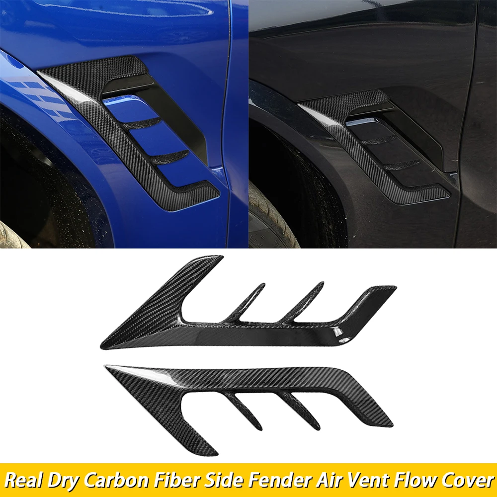 For BMW X6M F96 2020-2024 Accessories Real Dry Carbon Fiber Side Fender Air Vent Flow Cover Trim Car Decoration Modification
For BMW X6M F96 2020-2024 Accessories Real Dry Carbon Fiber Side Fender Air Vent Flow Cover Trim Car Decoration Modification