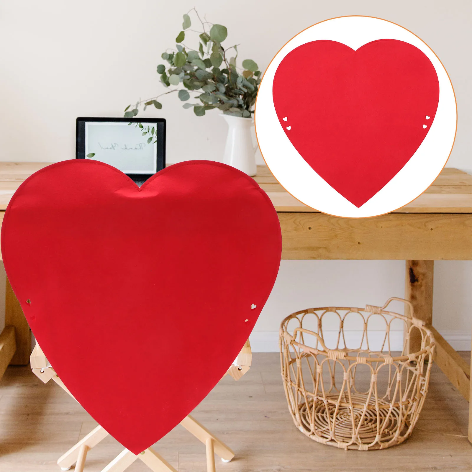 2Pcs Heart Shaped Chair Back Cover Valentine Seat Protector Felt Chairs Bright Color Wedding Party Covers
2Pcs Heart Shaped Chair Back Cover Valentine Seat Protector Felt Chairs Bright Color Wedding Party Covers