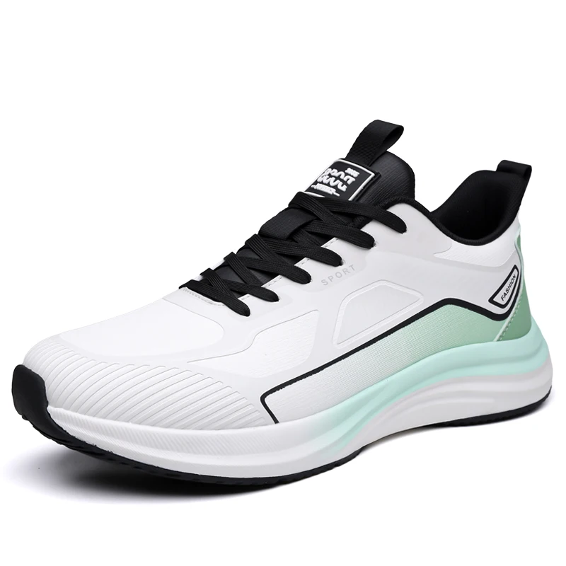 Мужские кроссовки, летние кроссовки на шнуровке с дышащей сеткой, высокая эластичность, повседневные модные спортивные кроссовки, модные теннисные туфли
Мужские кроссовки, летние кроссовки на шнуровке с дышащей сеткой, высокая эластичность, повседневные модные спортивные кроссовки, модные теннисные туфли