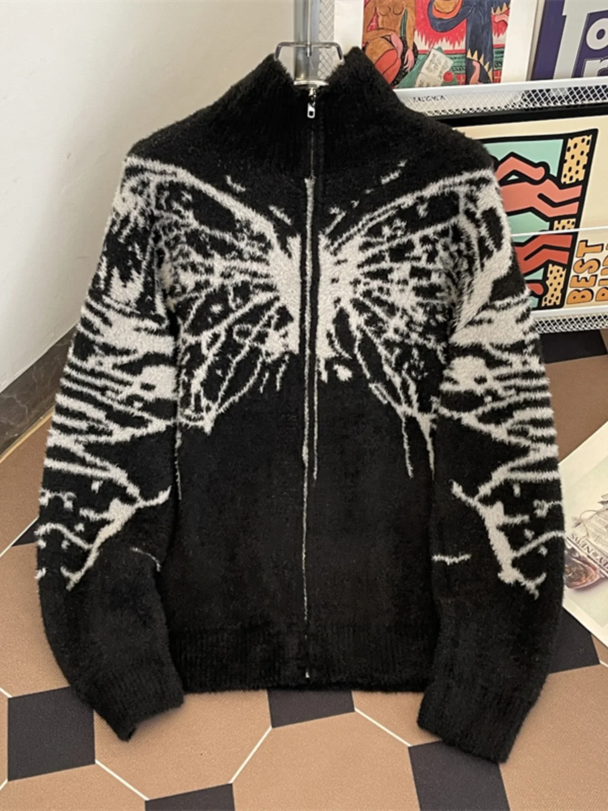 American Retro High Street Loose Knitwear Sweater Autumn Winter Design Casual Sle f High Collar Long Sve Top
American Retro High Street Loose Knitwear Sweater Autumn Winter Design Casual Sle f High Collar Long Sve Top