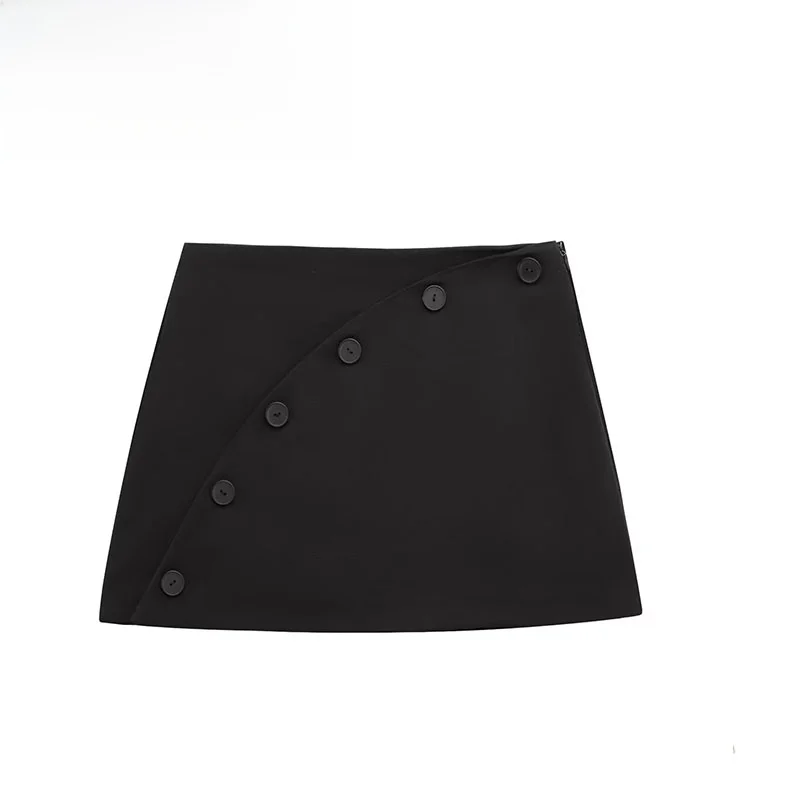 ZBZA Spring New Women's Faion Design Button Decorated Skirt Pants High Waist A-Line ort Pure Color Polyester Fiber
ZBZA Spring New Women's Faion Design Button Decorated Skirt Pants High Waist A-Line ort Pure Color Polyester Fiber