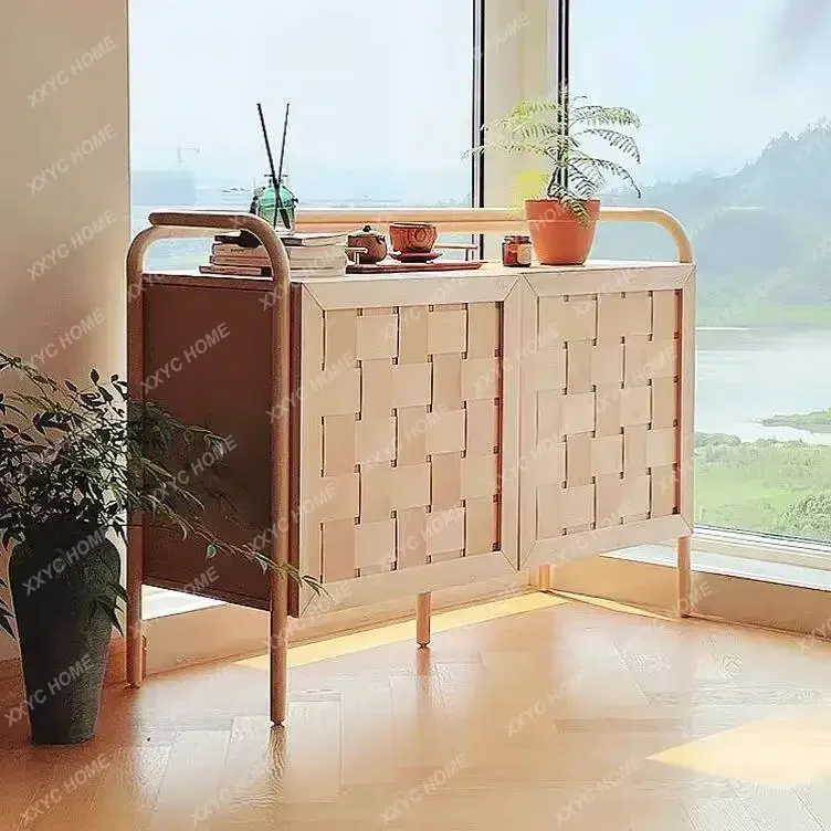 vintage solid wood woven sideboard simple wall decoration cabinetTJ
vintage solid wood woven sideboard simple wall decoration cabinetTJ