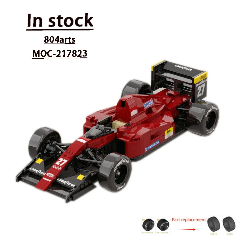 MOC-217823 New Formula 1 Sports Car Building Block Model 804 PartsMOC Creative Boy Kids Birthday Building Block Toy Gift
MOC-217823 New Formula 1 Sports Car Building Block Model 804 PartsMOC Creative Boy Kids Birthday Building Block Toy Gift