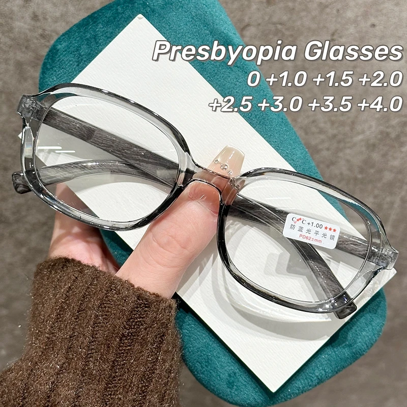 2025 New Ultra Light Reading Glasses Wood Grain Leg Presbyopia Glasses for Women High-end Anti Blue Light Far Sight Eyewear
2025 New Ultra Light Reading Glasses Wood Grain Leg Presbyopia Glasses for Women High-end Anti Blue Light Far Sight Eyewear