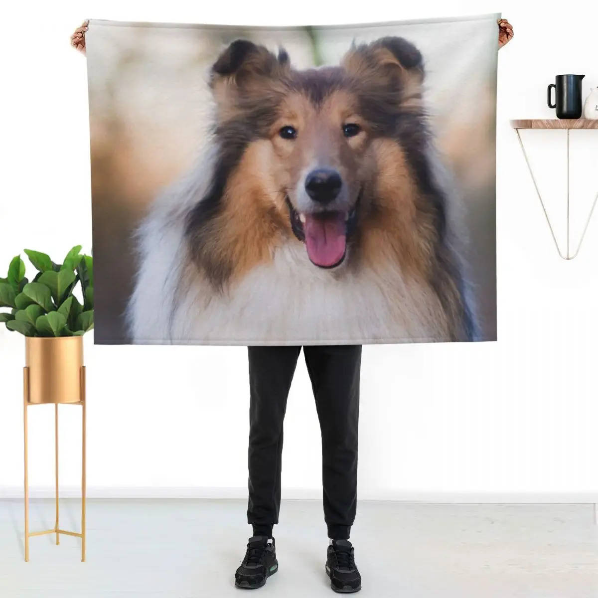 Rough Coated Collie Photo Throw Blanket Plush Fuzzy Cozy Blanket for Couch Sofa
Rough Coated Collie Photo Throw Blanket Plush Fuzzy Cozy Blanket for Couch Sofa