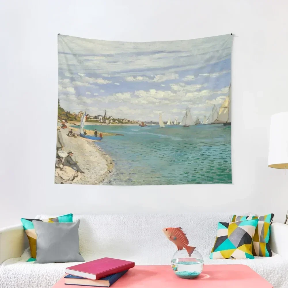 Impressionist Art Regatta at Sainte-Adresse (1867) by Claude Monet Tapestry Wall Hanging Wall Hanging Wall Bedroom Deco Tapestry
Impressionist Art Regatta at Sainte-Adresse (1867) by Claude Monet Tapestry Wall Hanging Wall Hanging Wall Bedroom Deco Tapestry