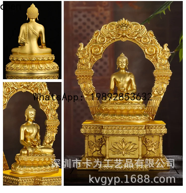 FX Tibetan Style Brass Buddha Statue Four-Armed God of Wealth Ornament for Worship Hall
FX Tibetan Style Brass Buddha Statue Four-Armed God of Wealth Ornament for Worship Hall